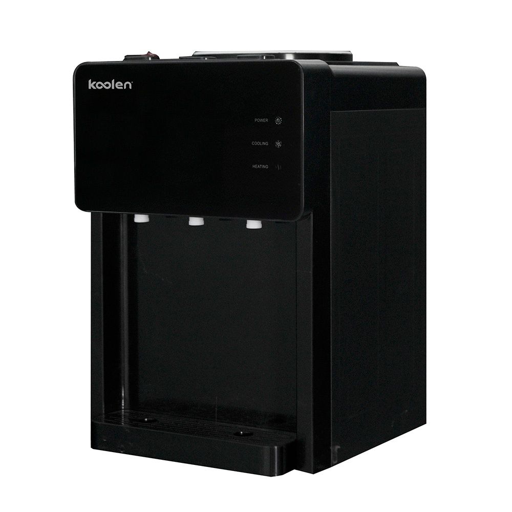Koolen Tabletop Glass Water Dispenser - Black - 3 L - 590 W