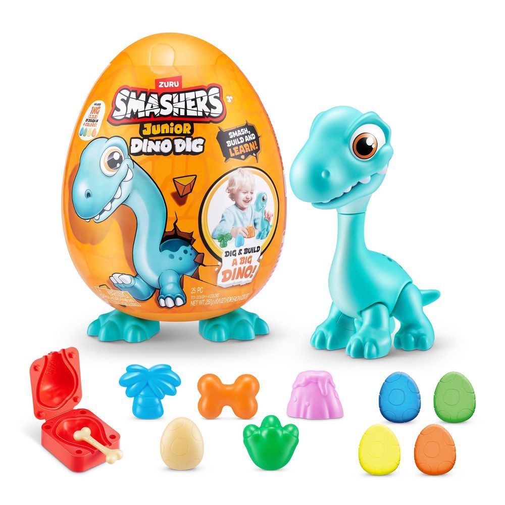 Smashers - Dino Dig Large Egg - Design And Color May Vary - 1 Pc