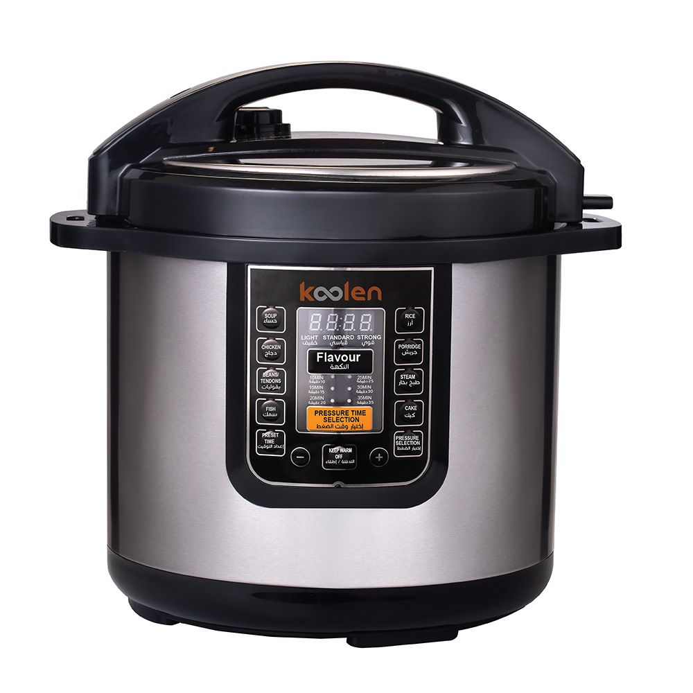Koolen - Electric Pressure Cooker - Black/Silver - 6 L - 1000 W