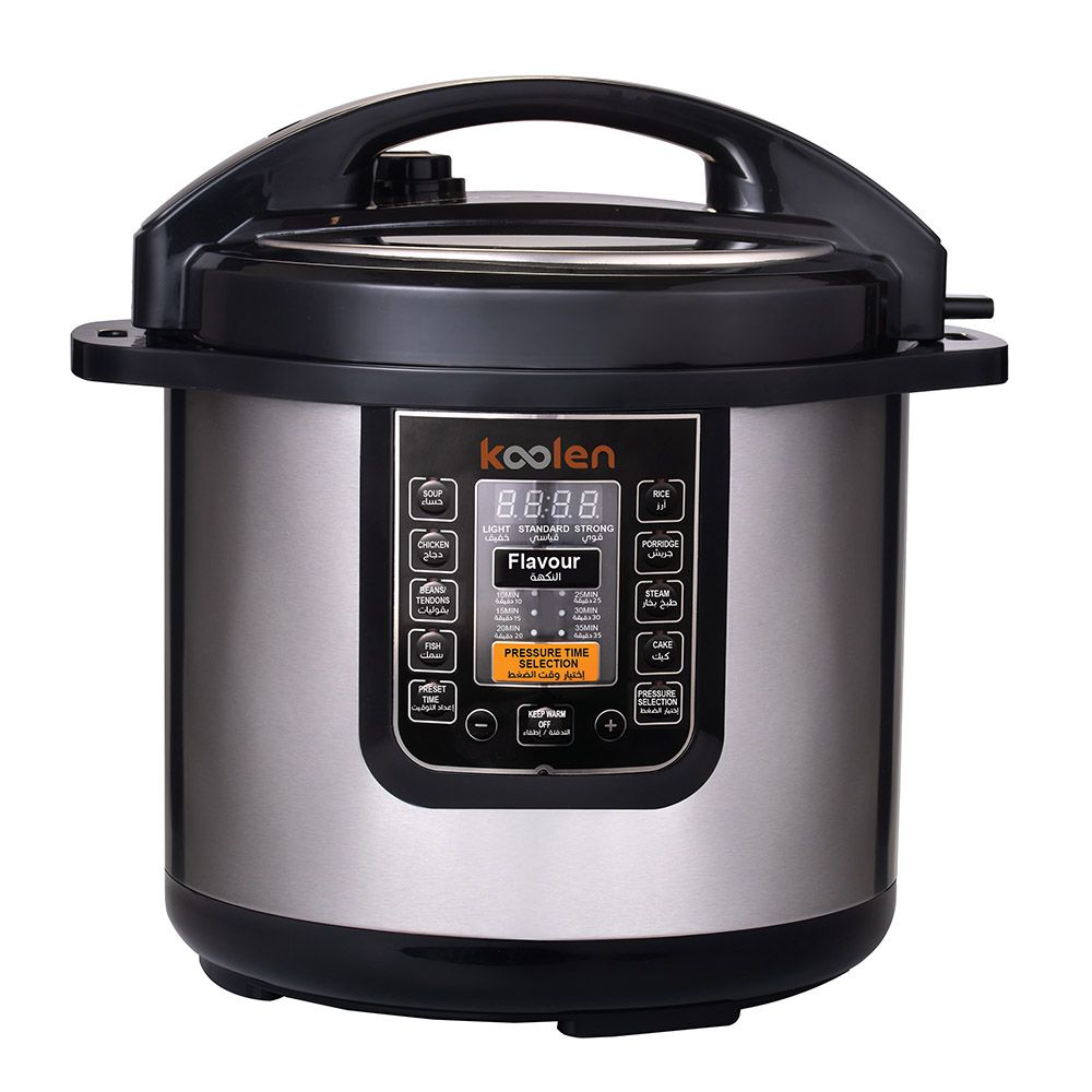 Koolen - Electric Pressure Cooker - Black/Silver - 8 L - 1300 W