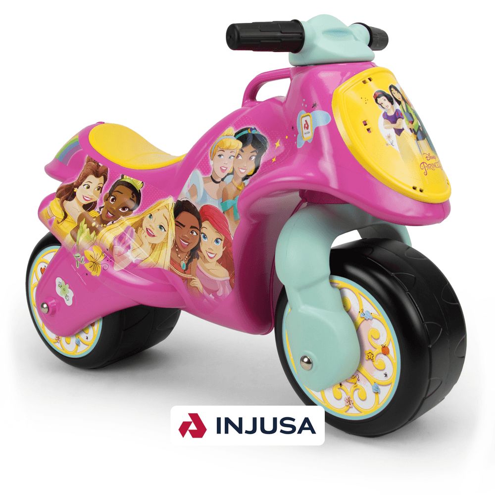 Injusa - Ride On Toy Foot To Floor Moto Neox Disney Princess