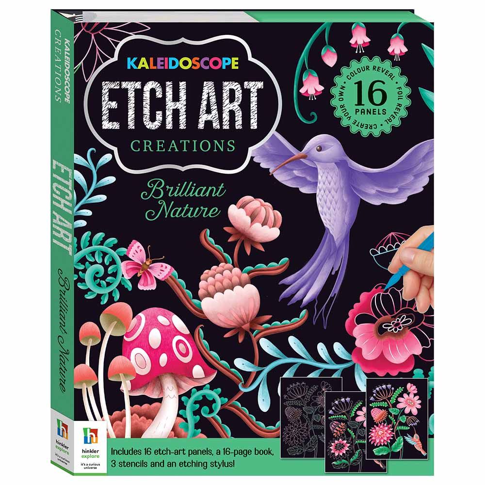  كتاب etch art brilliant nature book