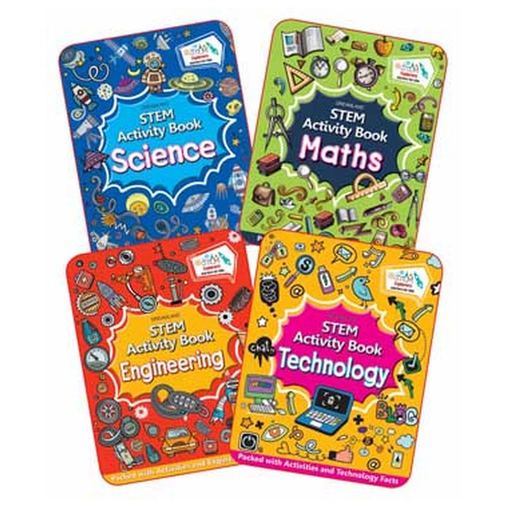 STEM Activity Books Pack - Set of 4