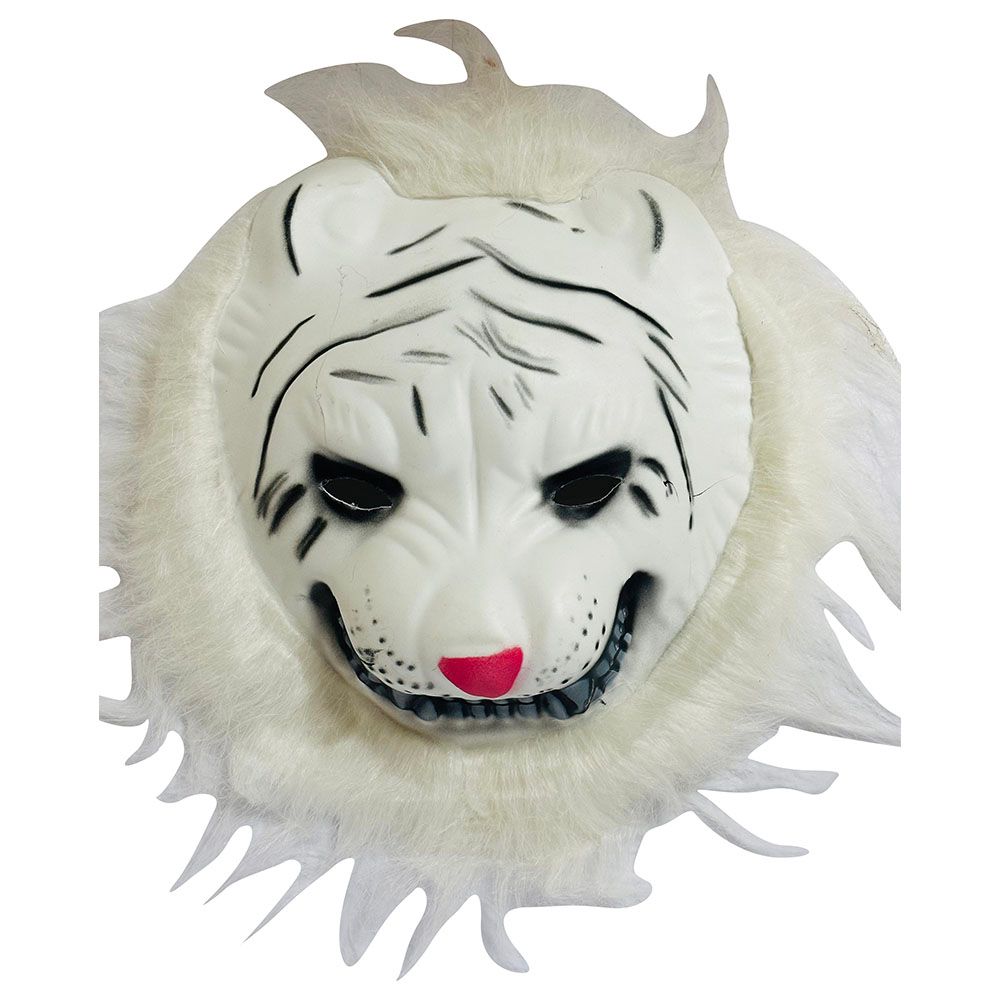 HR International - Face Mask - White Tiger