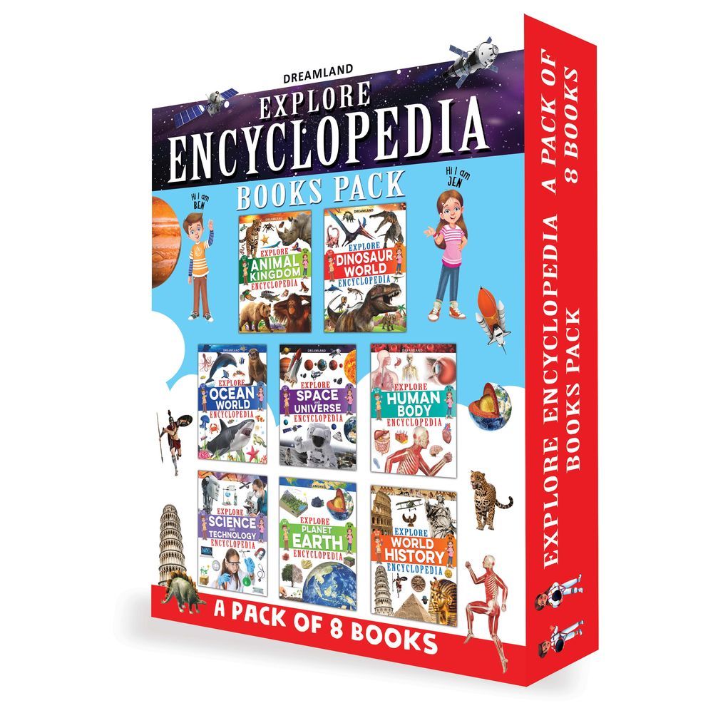 Explore Encyclopedia Books Pack - Set of 8