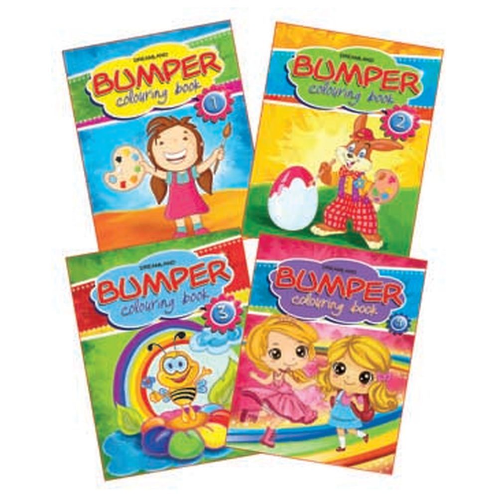 Bumper Colouring Books - Set of 4