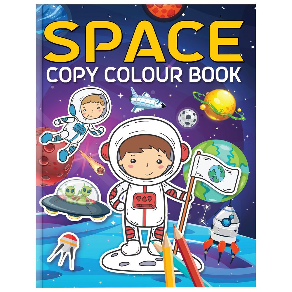 Space Copy Colour Book
