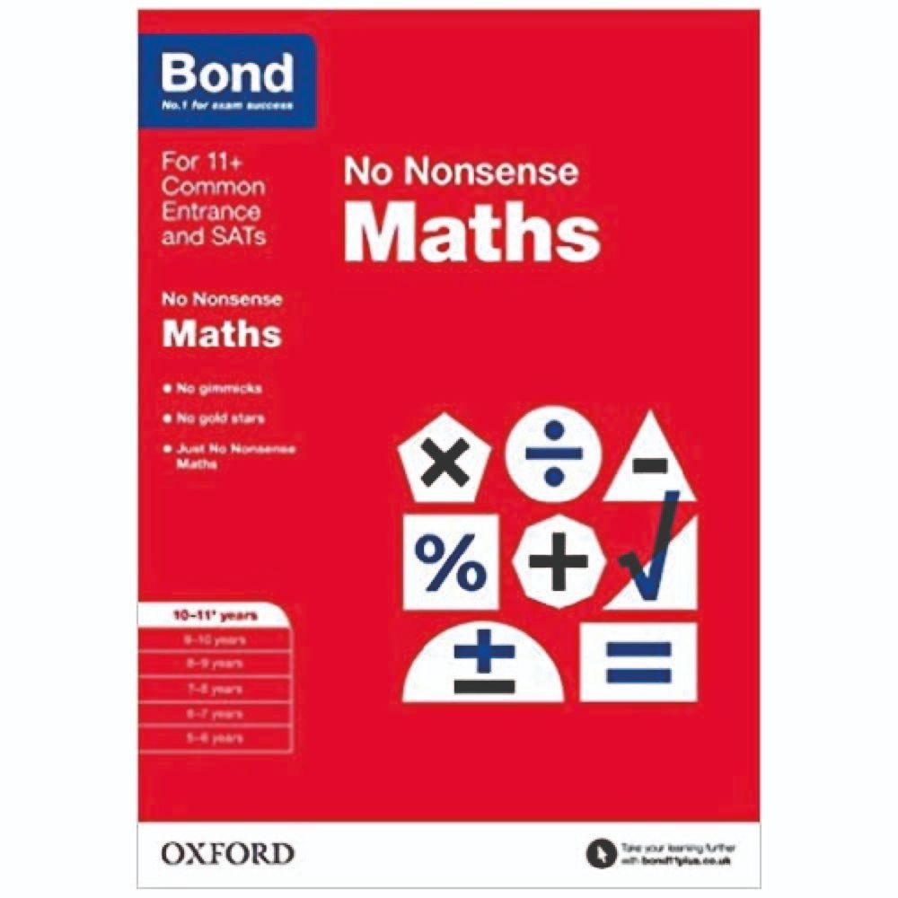 Oxford Books - New Bond No Nonsense Maths (10-11)
