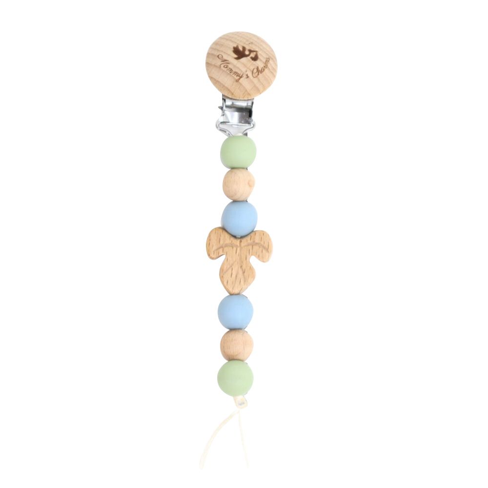 Mommy's Charms - Autumn Pacifier Clip - Blue