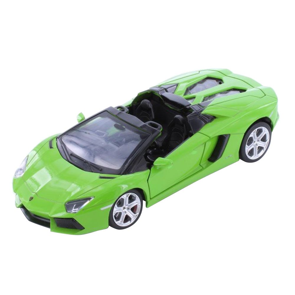 Msz - 1/32 Lamborghini Aventador Roadster Car Die-Cast Replica - Green
