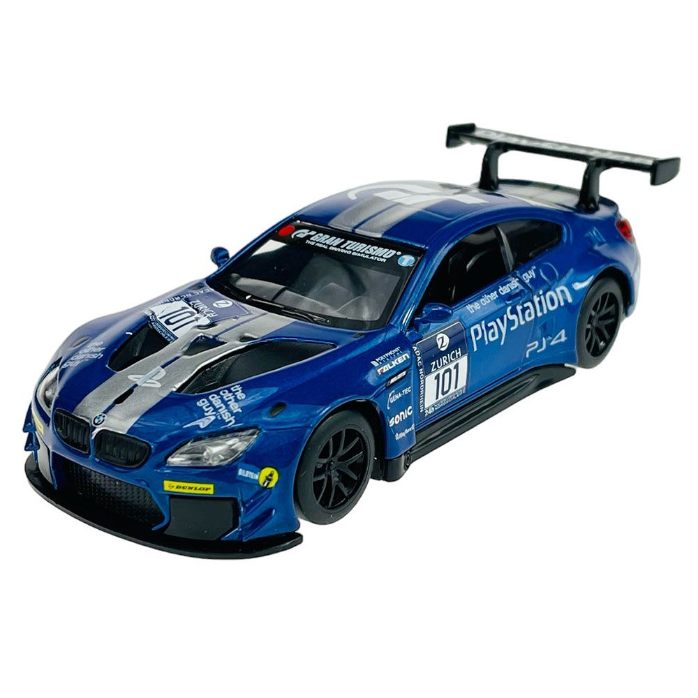 Msz - 1/32 BMW M6 Gt3 Car Die-Cast Replica - Blue