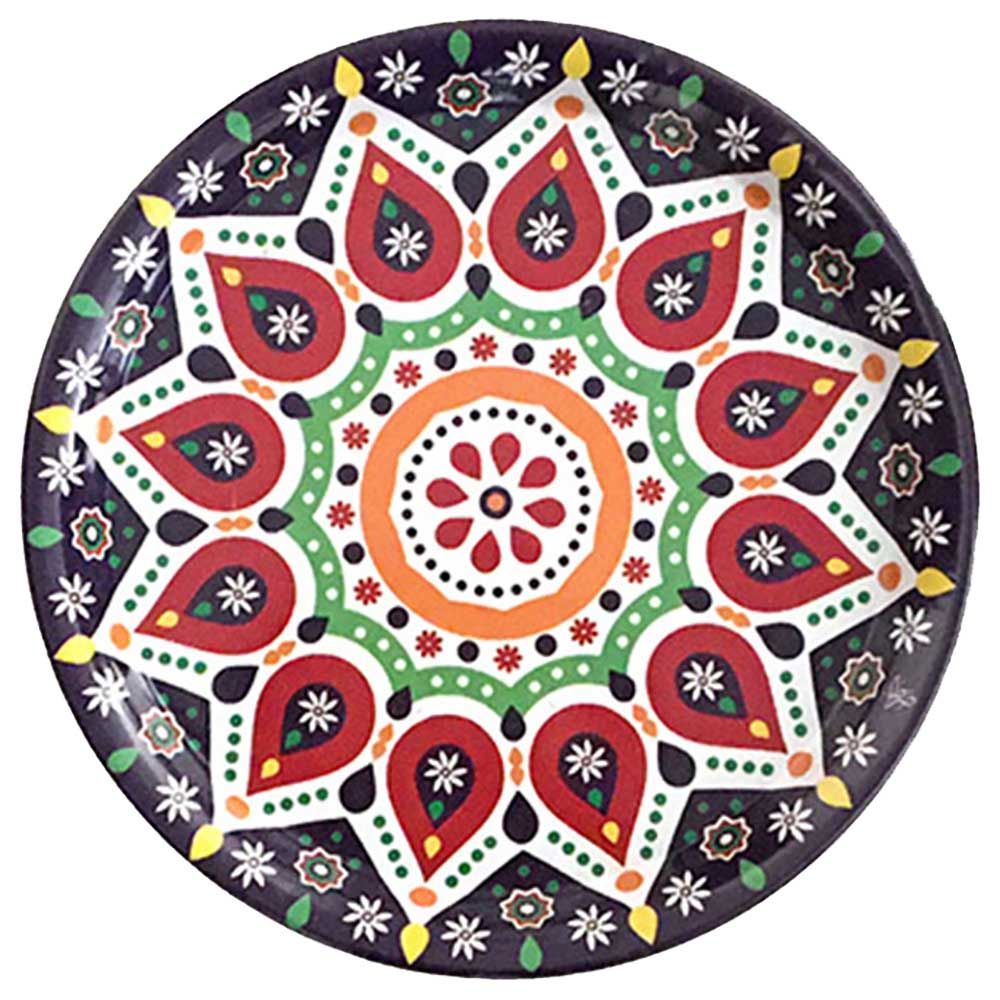 عايدة - طبق معدني داكن ملونة - 13 سم