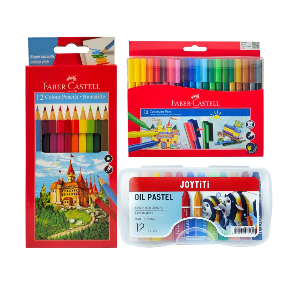 Faber Castell - Combo Colouring Pack of 3