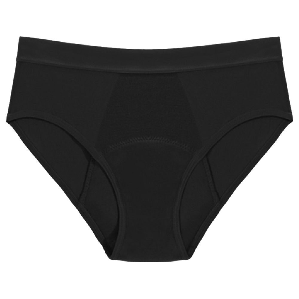 Bodi Fresh - Bamboo Brief Period Protection Underwear - Black