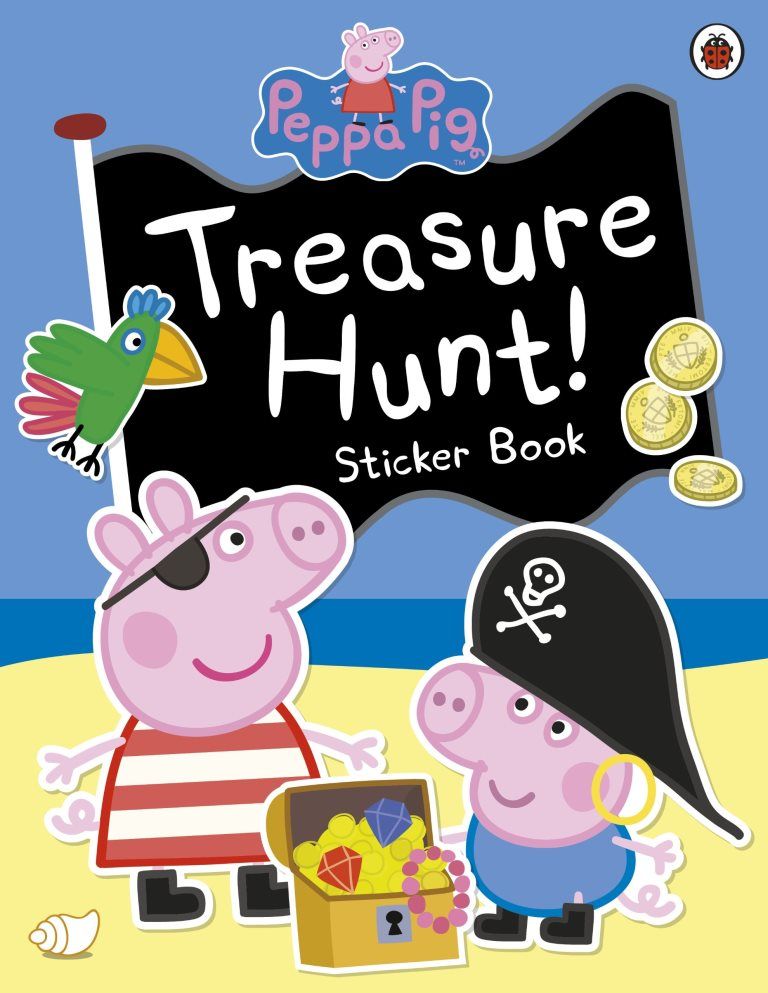 كتاب الملصقات Peppa Pig Treasure Hunt Sticker 