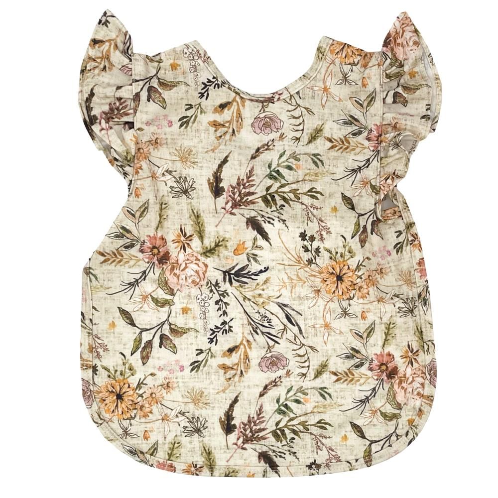 BapronBaby Feeding Bib - Delilah Floral Flutter