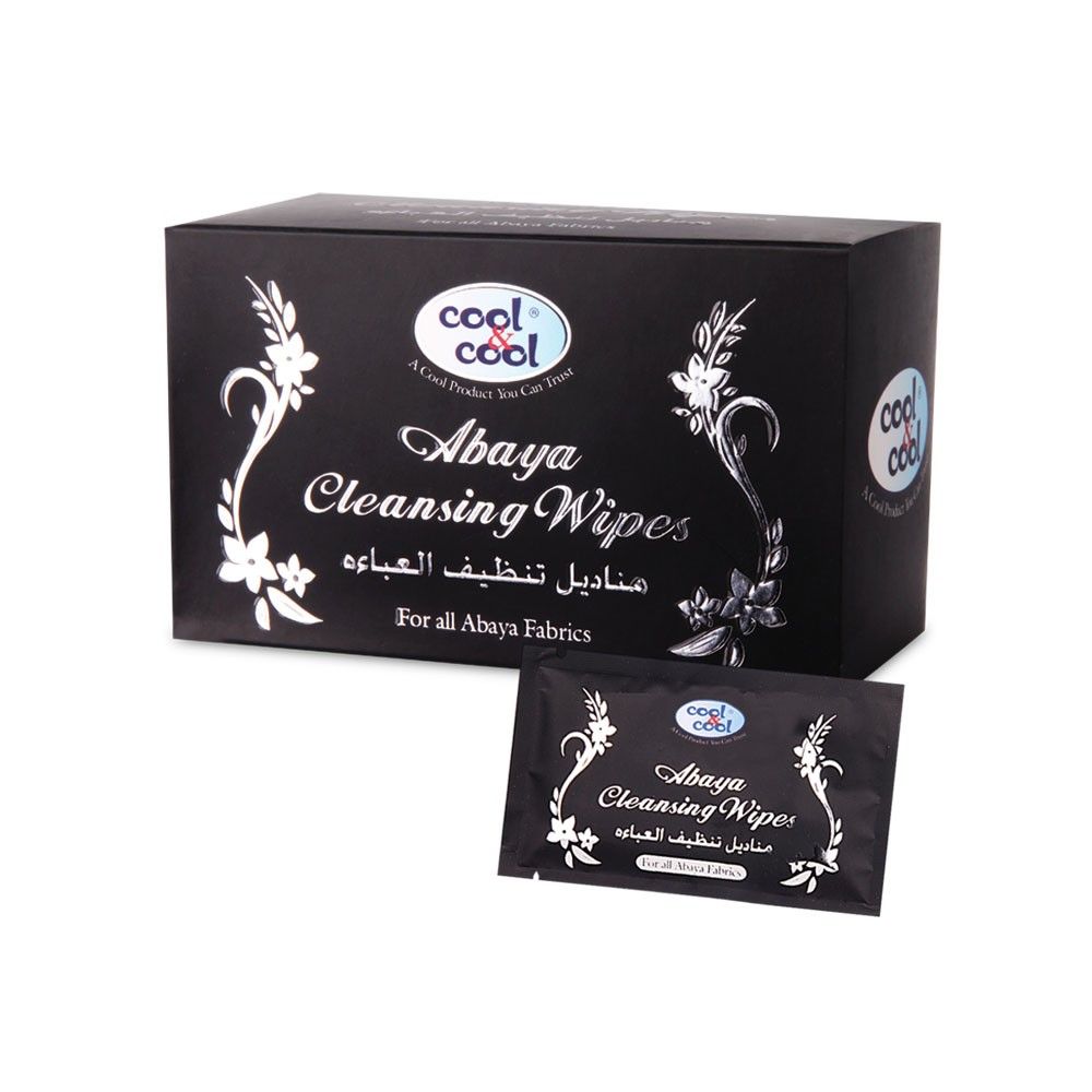 Cool & Cool - Abaya Cleansing Wipes - Instant Clean 12's