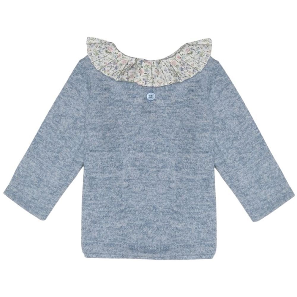 Jules & Juliette - Carine Long Sleeves T-Shirt - Blue
