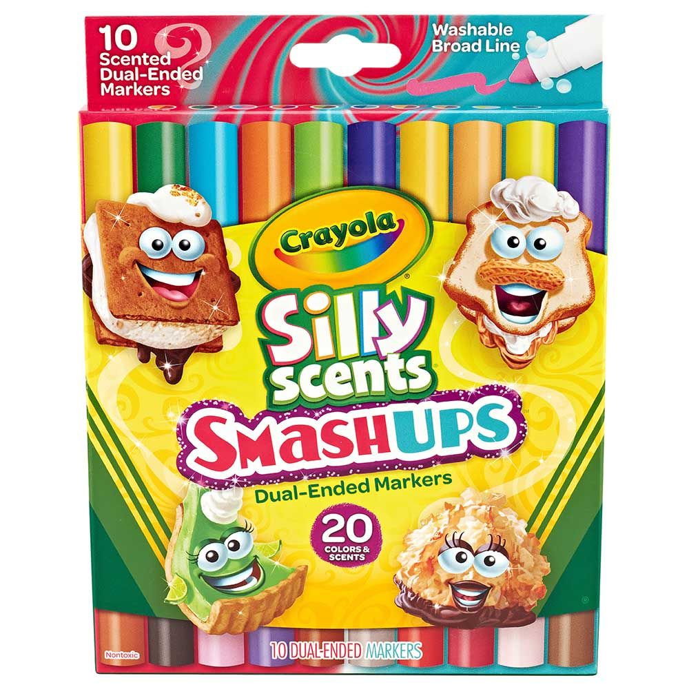 Crayola - Silly Scents Dual Ended Markers - 10 Pcs