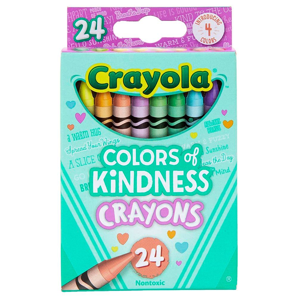 Crayola - Colors Of Kindness Crayons - 24 Pcs