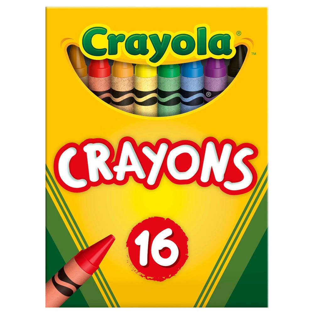 Crayola - Classic Peggable Crayons Colors - 16 Pcs
