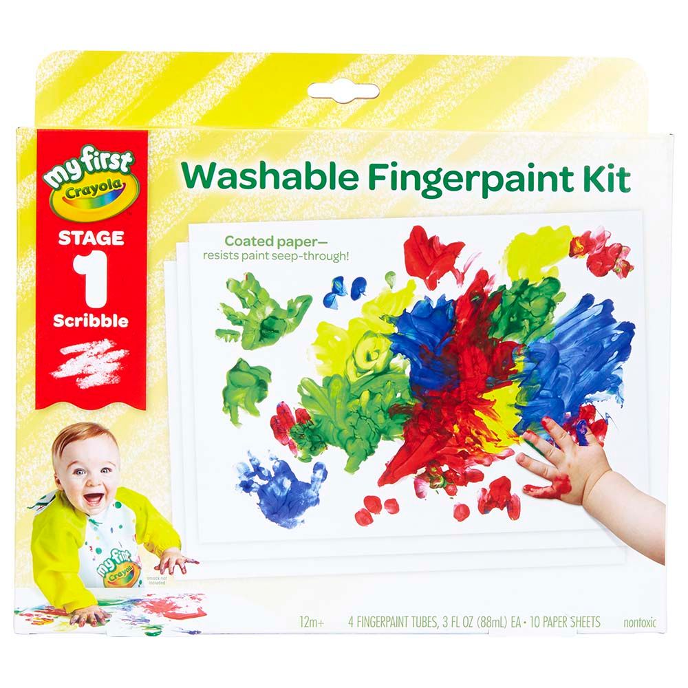 Crayola - My First Series Paint Set - 4 Pcs