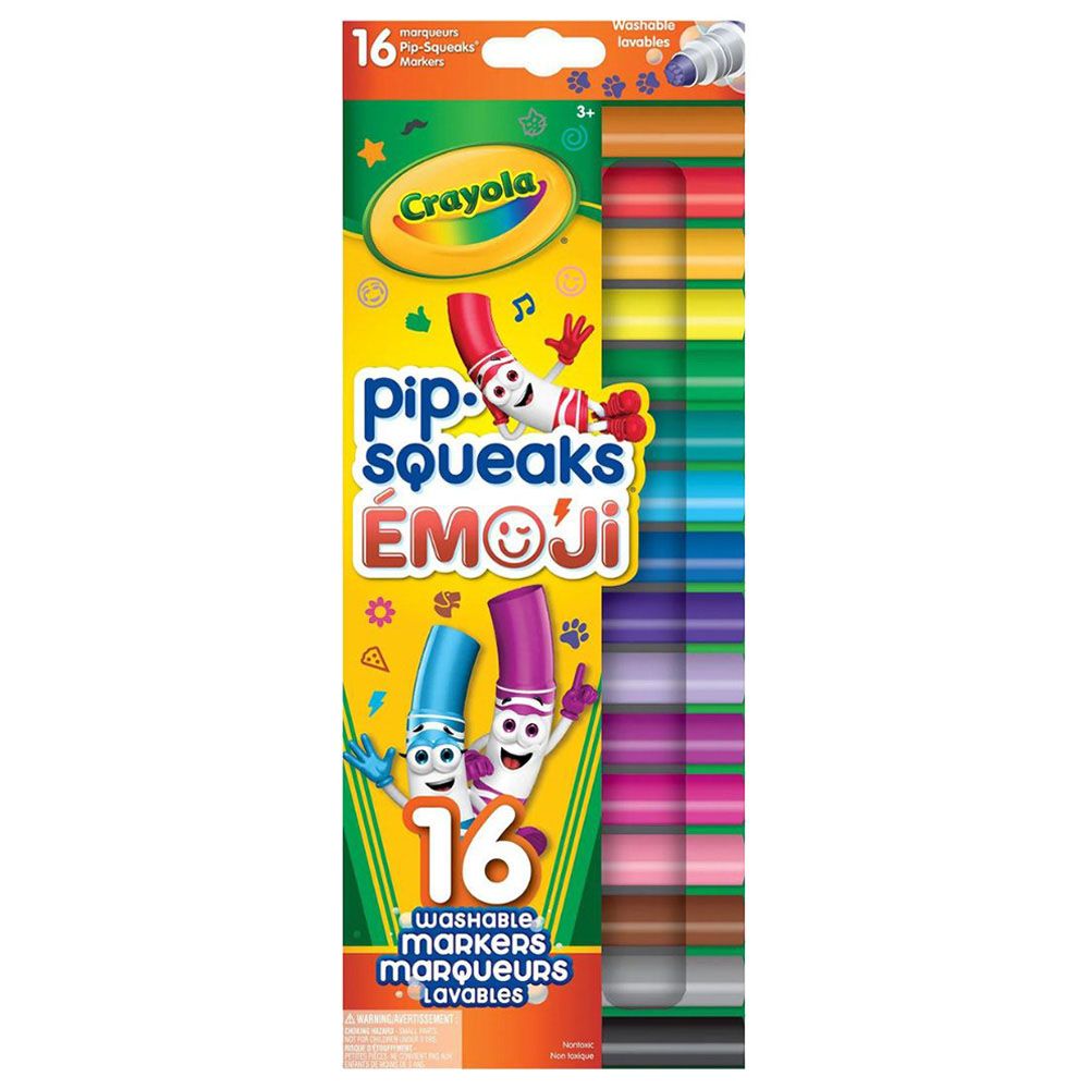 Caryola - Mini Stamper Washable Markers - 16pcs