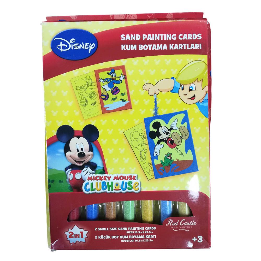 Disney Mickey Mouse 2-in-1 Sand Painting Card