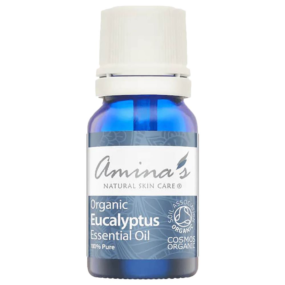Amina's Natural Skin Care - Organic Eucalyptus Essential Oil - 10 ml