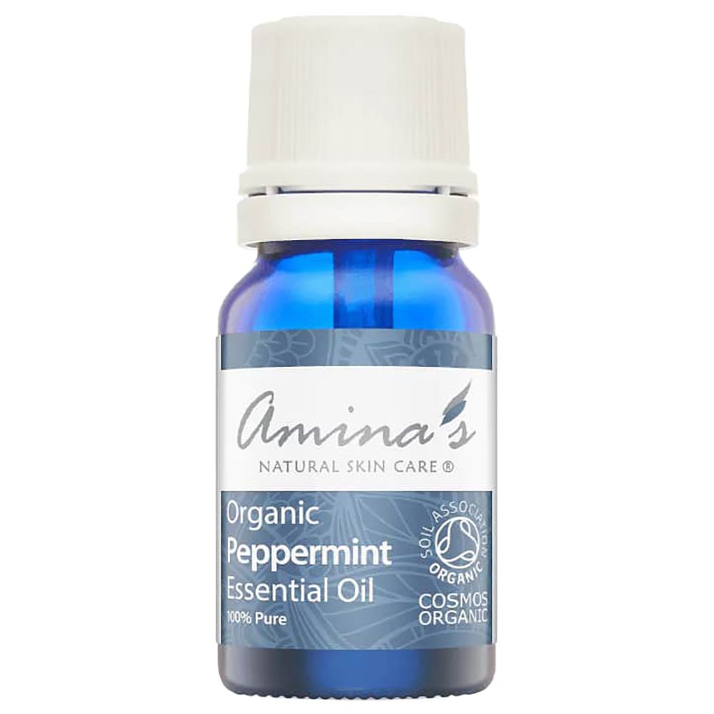 Amina's Natural Skin Care - Organic Peppermint Essential Oil - 10 ml