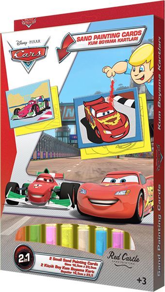 Disney Cars 2in1 Sand Painting Card