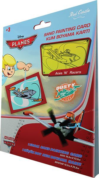 Disney Dusty Planes Sand Painting Card