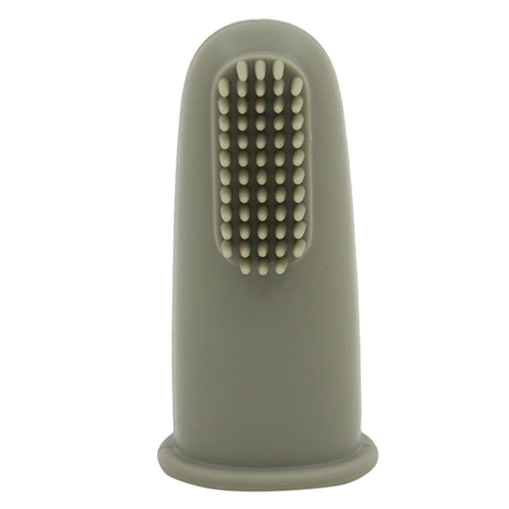 A'ish Home - Silicone Finger Toothbrush - Senior Grey