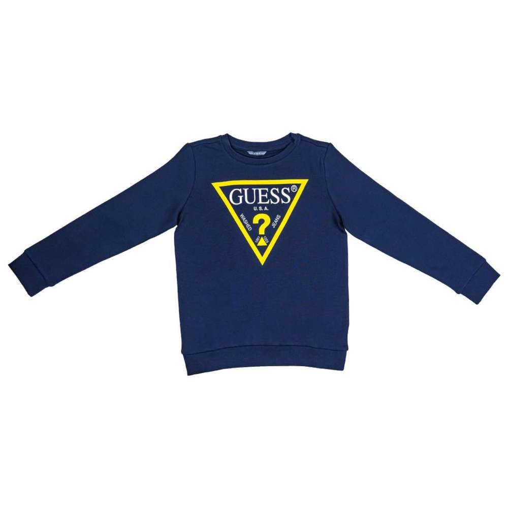 Guess - Kids Full Sleeves Active Sweater - Blue
