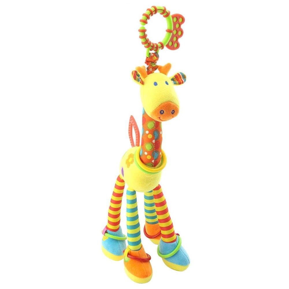 Little Angel - Baby Stroller Plush Hanging Rattle Mobile Toy - Giraffe