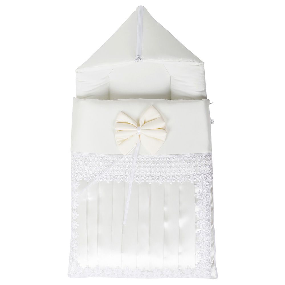 Little Angel - Comfy Baby Cotton Sleeping Bag - White