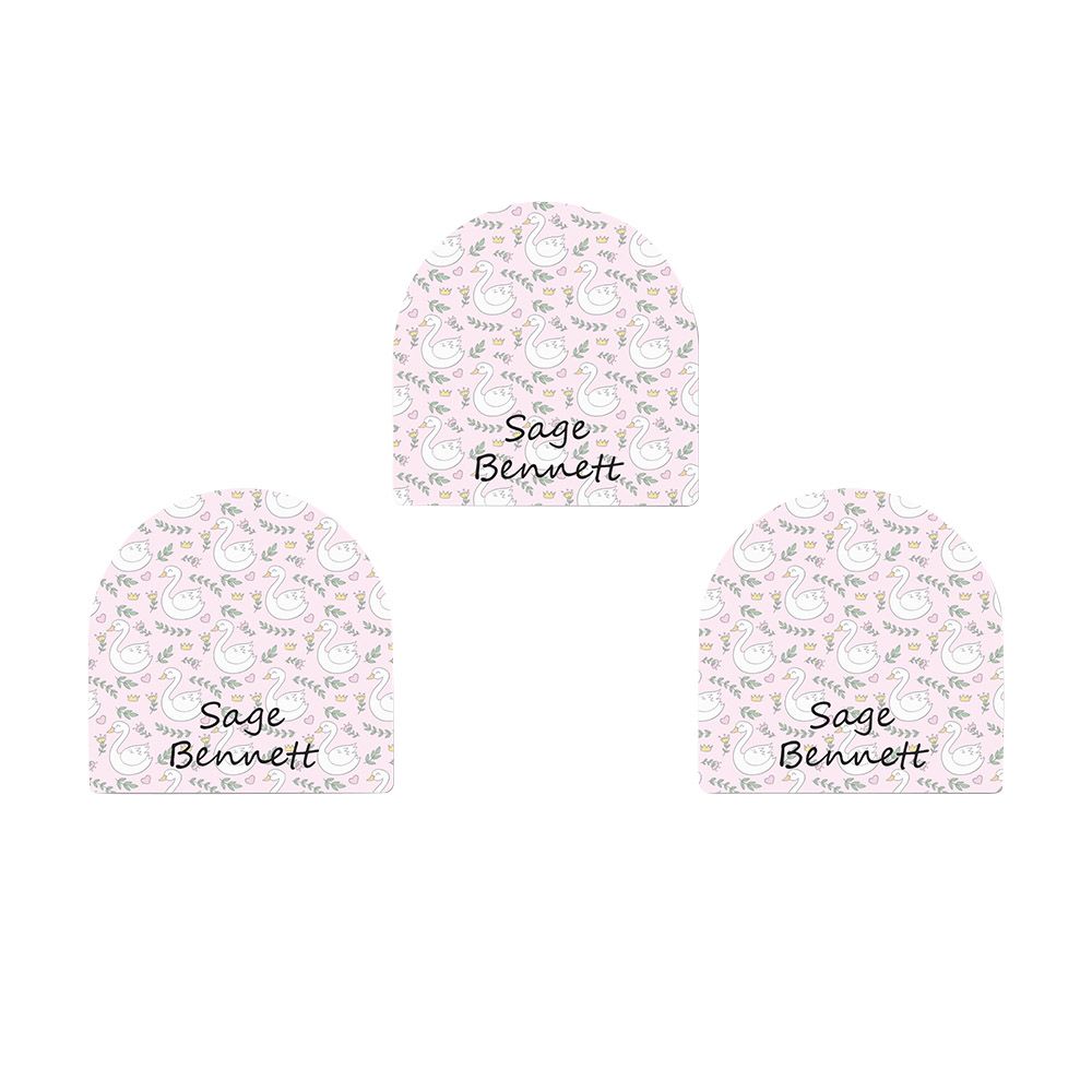 Ladybug Labels - Personalized Shoe Labels - Leafy Duck - 12pcs