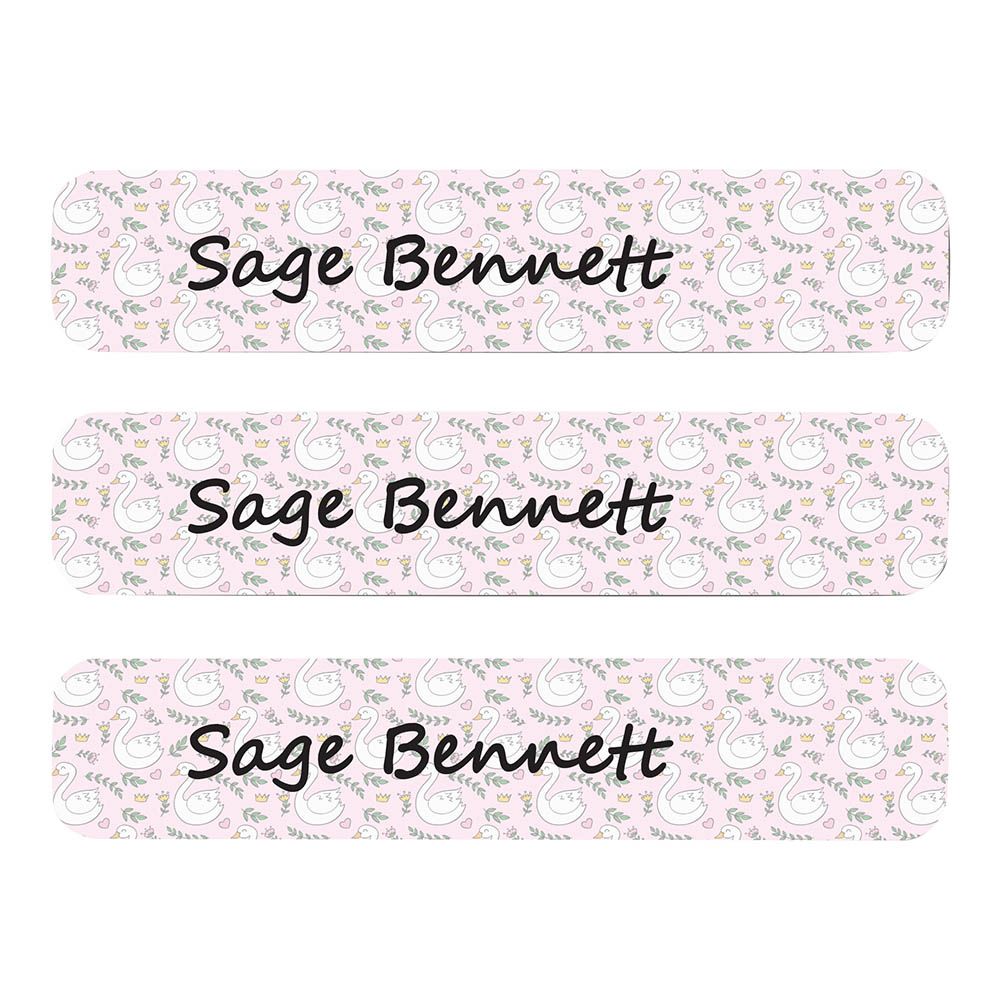 Ladybug Labels - Personalized Iron On Labels - Leafy Duck - 50pcs