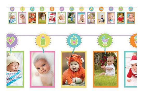 Party Centre - Baby Shower Photo Garland