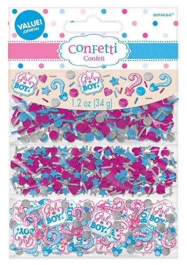 Party Centre - Girl Or Boy? Paper And Foil Confetti