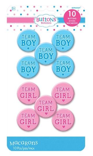 Girl Or Boy? Buttons