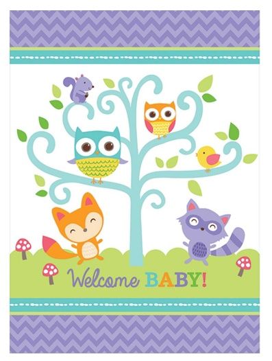 Party Centre - Woodland Welcome Paper Tablecover