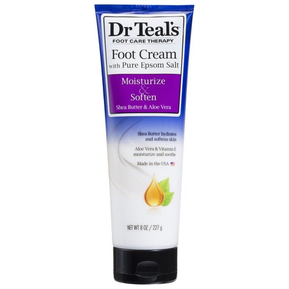 Dr Teal's - Epsom Salt Foot Cream Shea Butter&Aloe Vera 227g