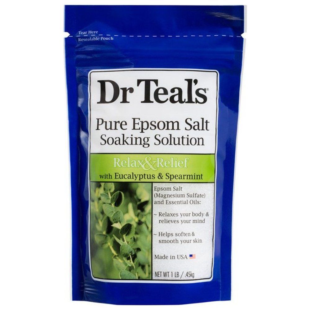 دكتور تيلز - ملح الاستحمام إبسوم - أوكالبتوس ونعناع - 450 غم