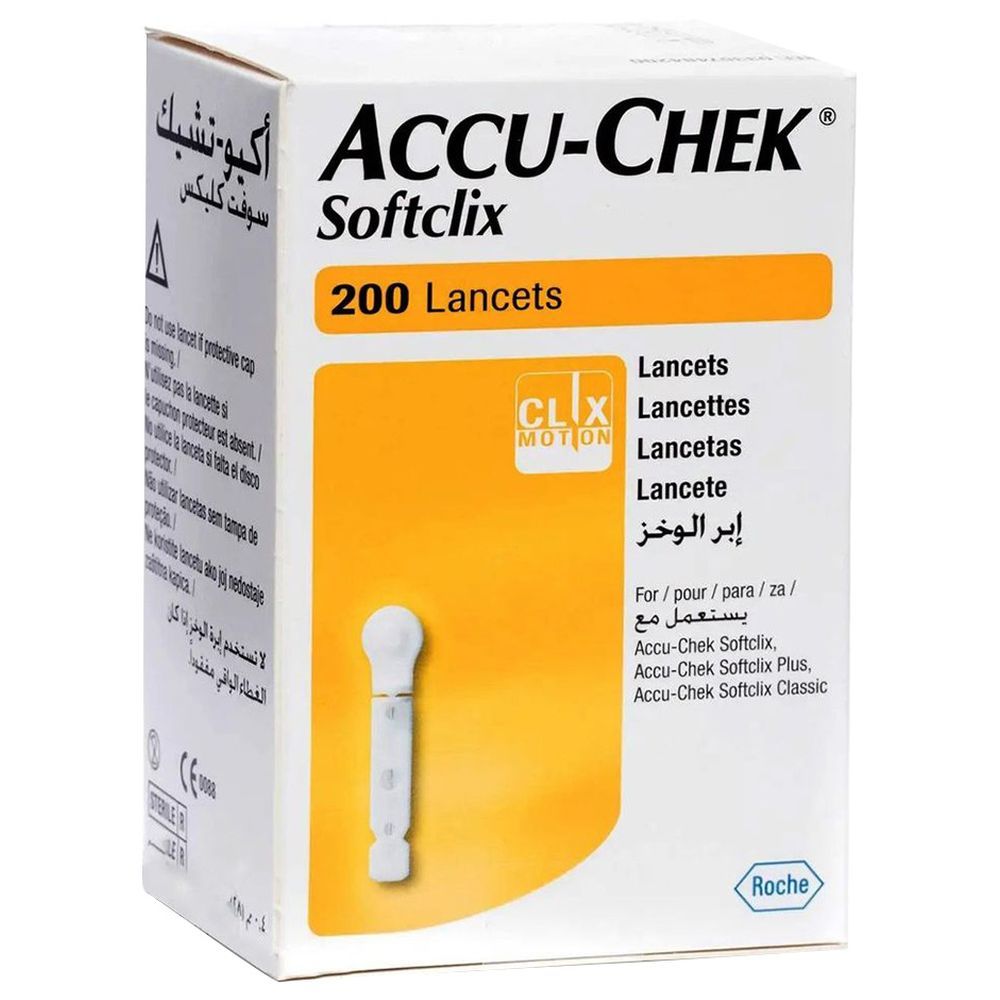 Accu-Chek - Softclix Lancet - 200 Pcs