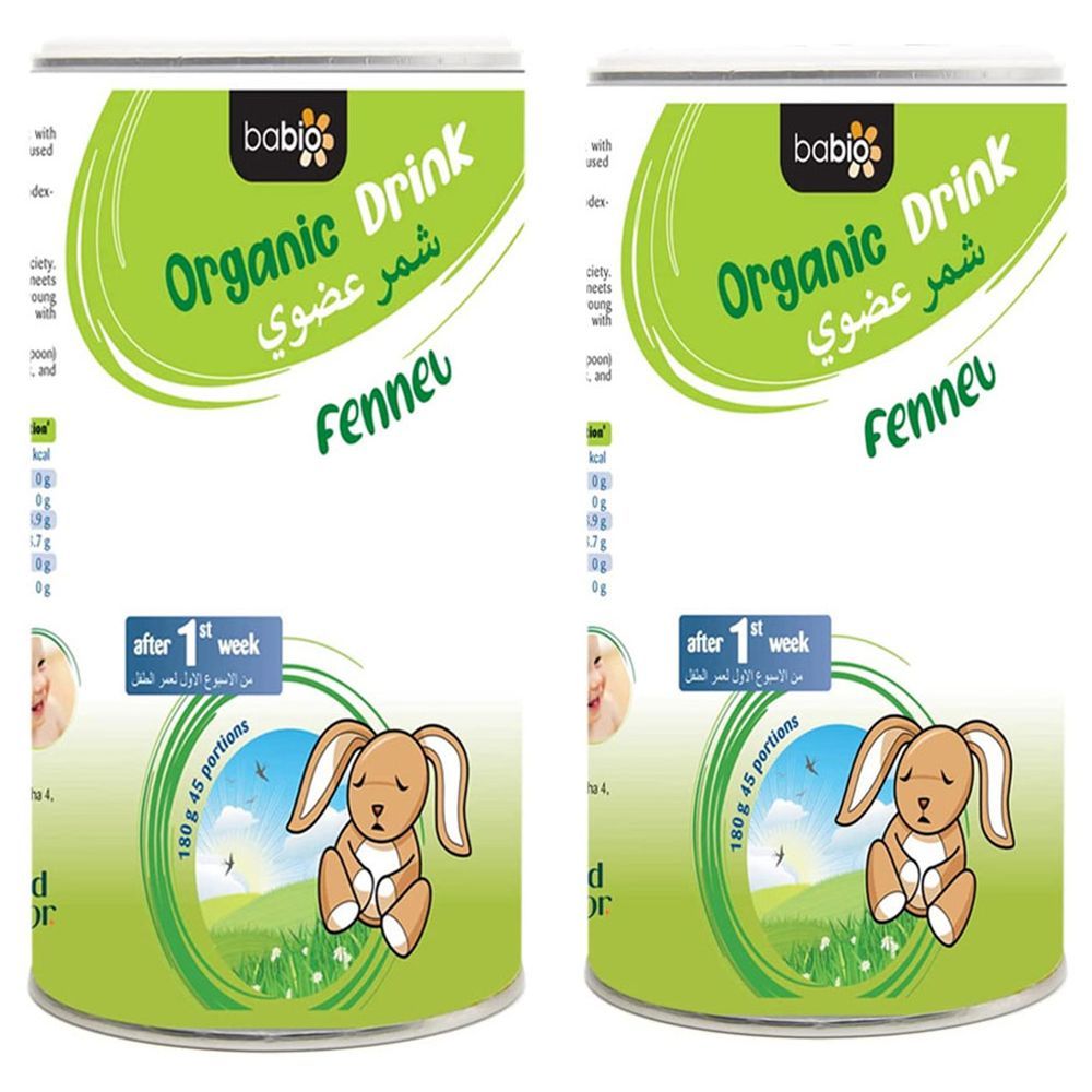 Food Factor - Babio Fennel Organic Instant Baby Tea 180g - Pack of 2