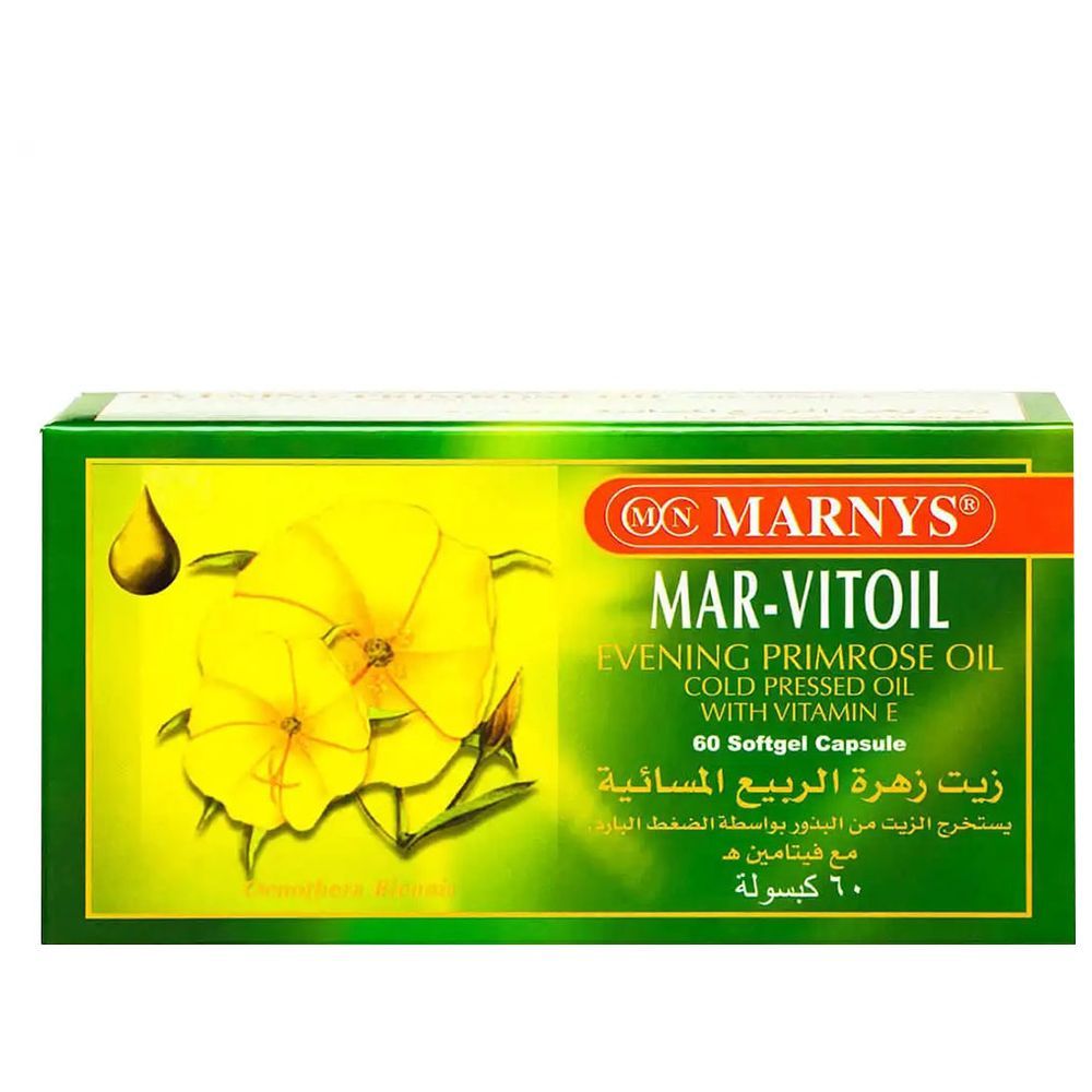 Marnys - Mar-Vitoil Evening Primrose Oil Capsules - 60 Pcs