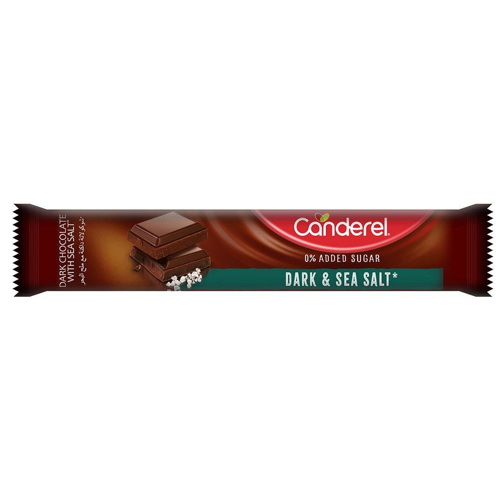 Canderel - Chocolate Bar - Dark & Sea Salt - 30 gm