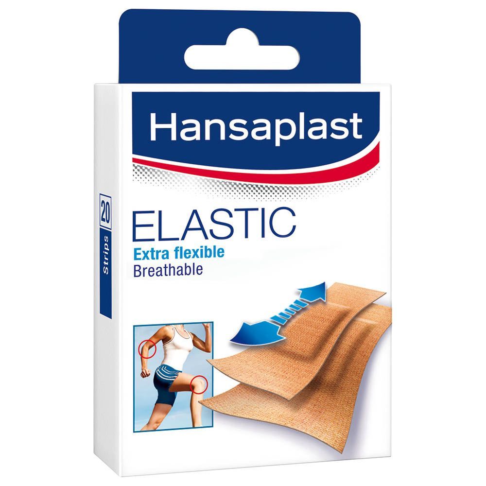 Hansaplast -Elastic 2 Sizes 20 Strips