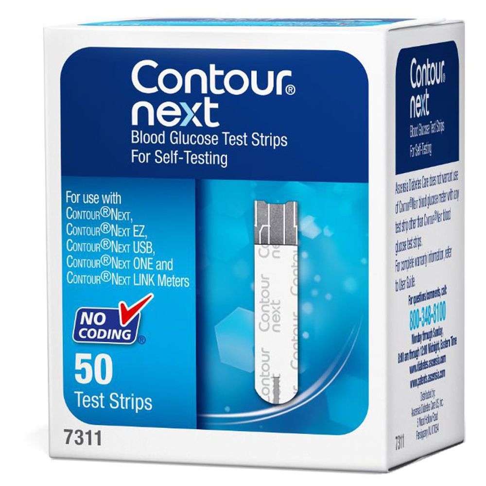 Ascensia Contour - Blood Glucose Next Strip 50's